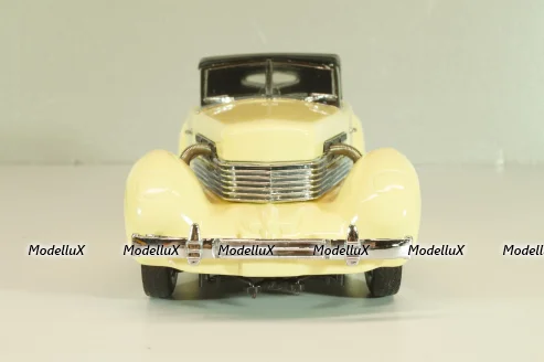 Cord 812 Phaeton Coupe yellow, 1937, Franklin Mint 1:24