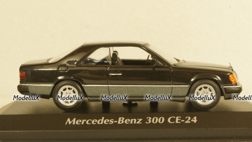 Mercedes 320CE (С124) Black Metallic, Maxichamps 1:43