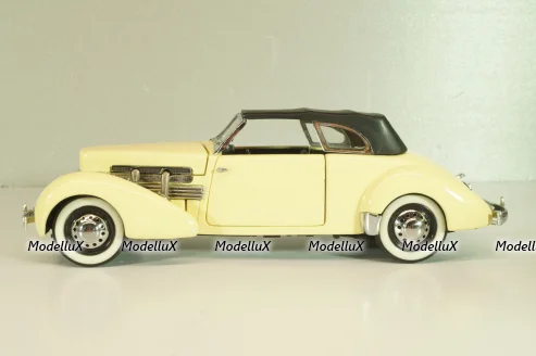 Cord 812 Phaeton Coupe yellow, 1937, Franklin Mint 1:24