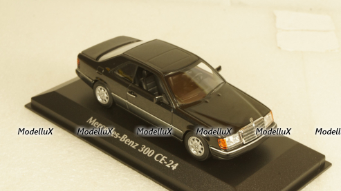 Mercedes 320CE (С124) Black Metallic, Maxichamps 1:43
