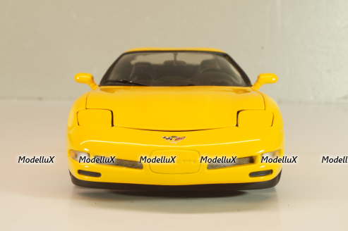 Chevrolet Corvette Z06 (C5) 50th Anniversary 2003, yellow, B11C474, Franklin Mint 1:24