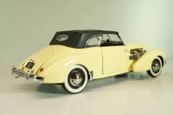 Cord 812 Phaeton Coupe yellow, 1937, Franklin Mint 1:24