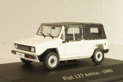 Fiat 127 Amico 1980 white/black, Altaya 1:43