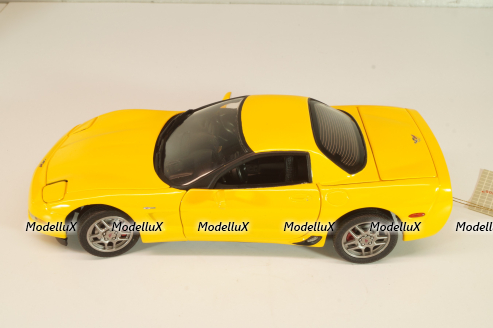 Chevrolet Corvette Z06 (C5) 50th Anniversary 2003, yellow, B11C474, Franklin Mint 1:24