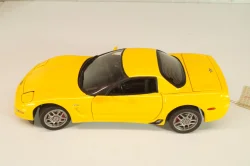 Chevrolet Corvette Z06 (C5) 50th Anniversary 2003, yellow, B11C474, Franklin Mint 1:24
