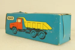 Краз-256, ранний, оранжевый, Кременчугский Автомобильный Завод 1:50