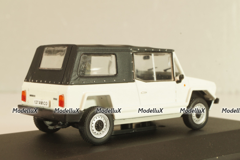 Fiat 127 Amico 1980 white/black, Altaya 1:43