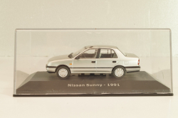 Nissan Sunny 1991, silver, Altaya 1:43 Уценка!