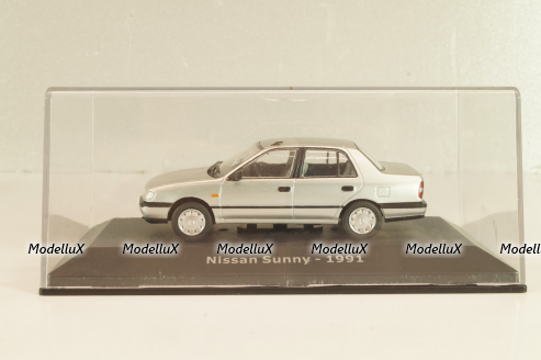 Nissan Sunny 1991, silver, Altaya 1:43 Уценка!