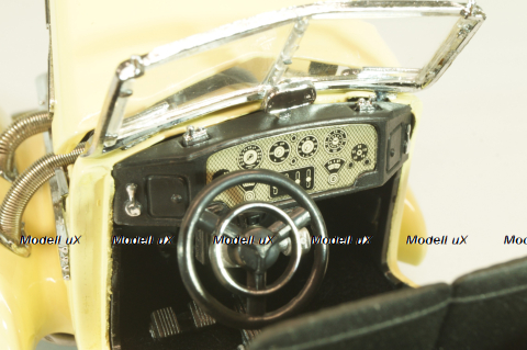 Cord 812 Phaeton Coupe yellow, 1937, Franklin Mint 1:24