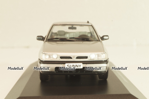 Nissan Sunny 1991, silver, Altaya 1:43 Уценка!