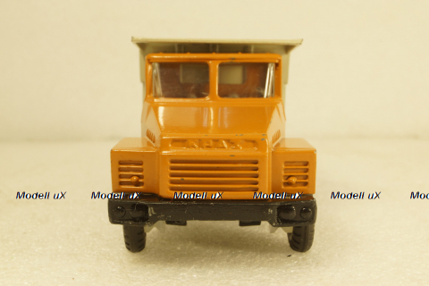 Краз-256, ранний, оранжевый, Кременчугский Автомобильный Завод 1:50