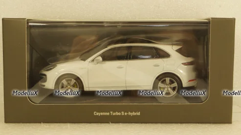 Porsche Cayenne Turbo S E-Hybrid, 2019, white, WAP0203140K, Minichamps 1:43