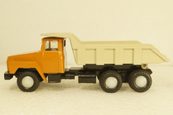Краз-256, ранний, оранжевый, Кременчугский Автомобильный Завод 1:50