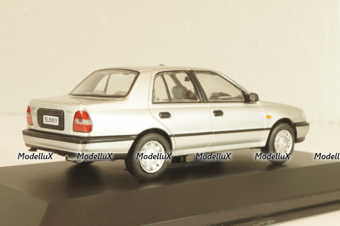 Nissan Sunny 1991, silver, Altaya 1:43 Уценка!