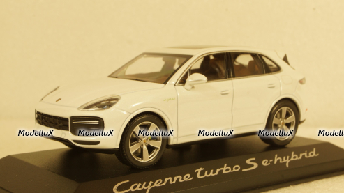 Porsche Cayenne Turbo S E-Hybrid, 2019, white, WAP0203140K, Minichamps 1:43
