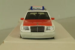 Mercedes-Benz E 320 (S124) T-Modell Notarzt 1987, white/red, 70218, Herpa 1:43