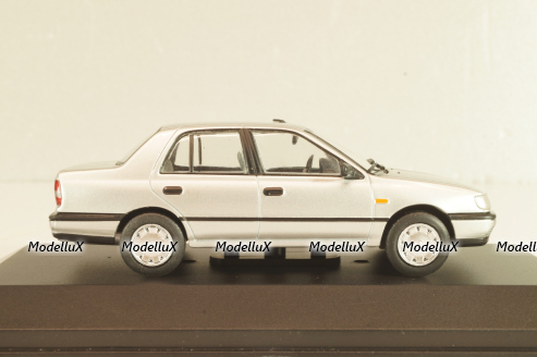 Nissan Sunny 1991, silver, Altaya 1:43 Уценка!