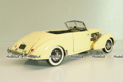 Cord 812 Phaeton Coupe yellow, 1937, Franklin Mint 1:24