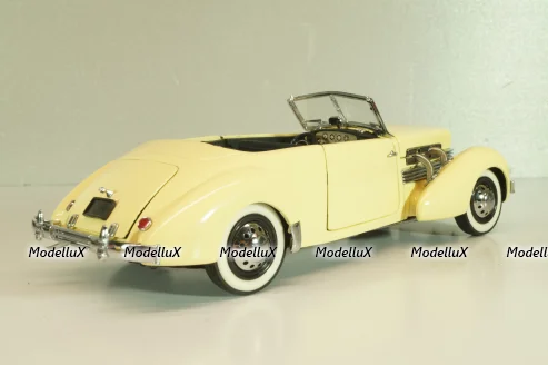 Cord 812 Phaeton Coupe yellow, 1937, Franklin Mint 1:24
