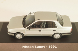 Nissan Sunny 1991, silver, Altaya 1:43 Уценка!