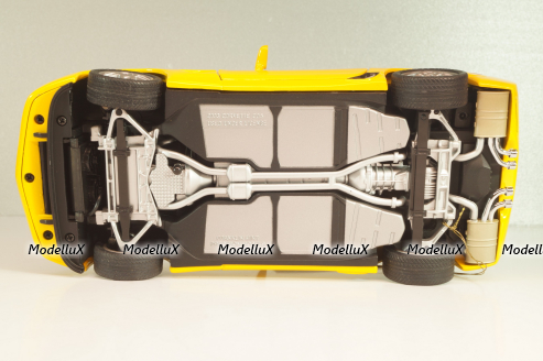 Chevrolet Corvette Z06 (C5) 50th Anniversary 2003, yellow, B11C474, Franklin Mint 1:24
