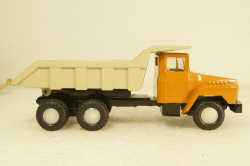Краз-256, ранний, оранжевый, Кременчугский Автомобильный Завод 1:50