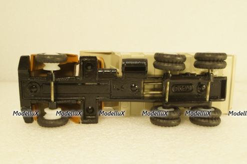 Краз-256, ранний, оранжевый, Кременчугский Автомобильный Завод 1:50
