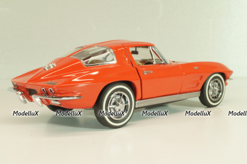 Chevrolet Corvette (C2) Sting ray 1965, red, Franklin Mint 1:24
