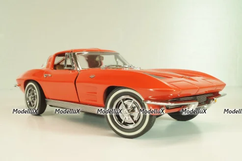 Chevrolet Corvette (C2) Sting ray 1965, red, Franklin Mint 1:24