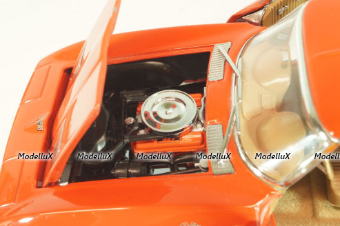 Chevrolet Corvette (C2) Sting ray 1965, red, Franklin Mint 1:24