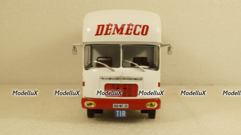 Berliet GBK 75 1969 "Déménagement Déméco" white/red, Altaya 1:43