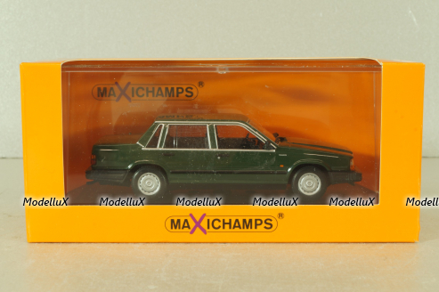 Volvo 740 GL 1986, dark green, 940171700, Maxichamps 1:43
