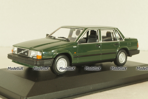 Volvo 740 GL 1986, dark green, 940171700, Maxichamps 1:43