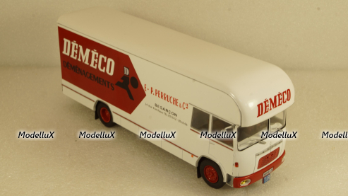 Berliet GBK 75 1969 "Déménagement Déméco" white/red, Altaya 1:43