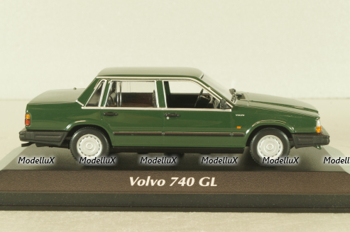 Volvo 740 GL 1986, dark green, 940171700, Maxichamps 1:43