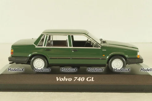 Volvo 740 GL 1986, dark green, 940171700, Maxichamps 1:43