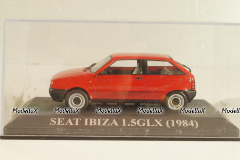 Seat Ibiza 1.5 GLX 1984, red, Altaya 1:43