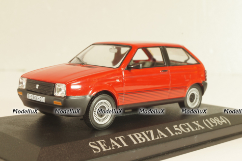 Seat Ibiza 1.5 GLX 1984, red, Altaya 1:43