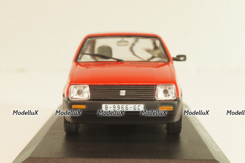 Seat Ibiza 1.5 GLX 1984, red, Altaya 1:43