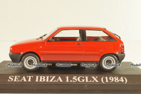 Seat Ibiza 1.5 GLX 1984, red, Altaya 1:43