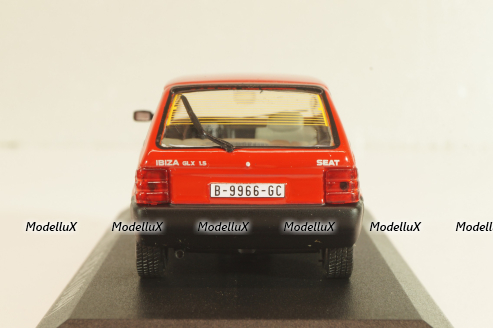 Seat Ibiza 1.5 GLX 1984, red, Altaya 1:43