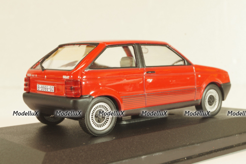 Seat Ibiza 1.5 GLX 1984, red, Altaya 1:43