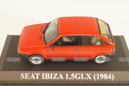 Seat Ibiza 1.5 GLX 1984, red, Altaya 1:43