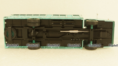 Berliet Stradair 10 Cochonnière 1966 green-blue, Hachette 1:43