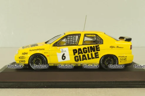 Alfa Romeo 155 #6, 1994 Class 2 Italy, A. Tamburini, yellow, 430941206, Minichamps 1:43