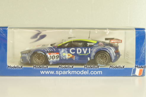 Aston Martin DBR9 #009 GT Tour 2011, blue, SF027, Spark 1:43