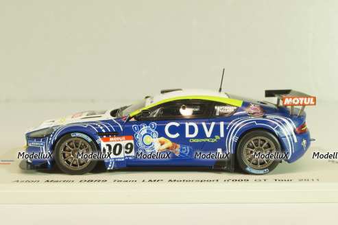 Aston Martin DBR9 #009 GT Tour 2011, blue, SF027, Spark 1:43