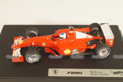 Ferrari F2001 #2  Rubens Barrichello 2001, Formula 1, 50214, Hot Wheels 1:43