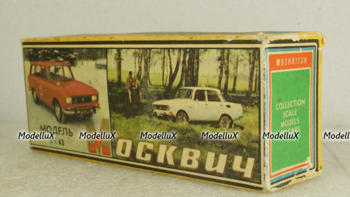 Москвич-412, такси, октябрь 92г., Тантал/Радон 1:43